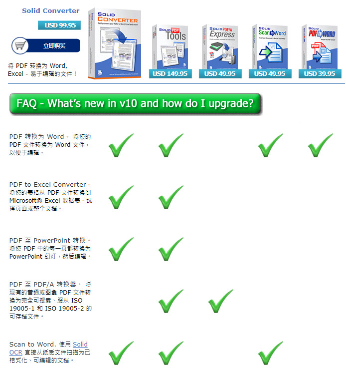PDF转换工具 Solid Converter PDF v10 官方版